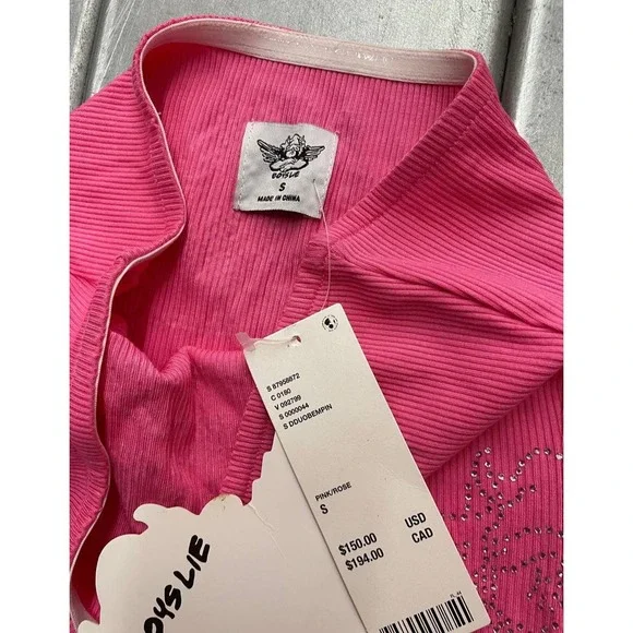 Boys Lie Urban Outfitters Be Mine Diamante Maxi Dress Womens Small Pink Angels - Picture 5 of 14